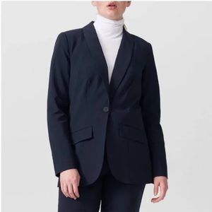 Universal Standard navy blue Rio blazer